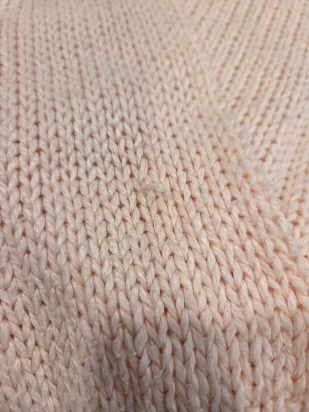 Vintage Huntington Ridge Hand Knit Sweater Womens M Peach Floral Fair Isle - Picture 10 of 10